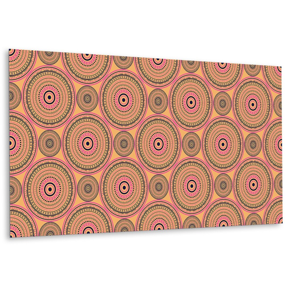 Vinylový nástěnný panel Abstraktní geometrický vzor v kruzích