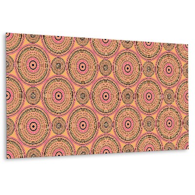 Vinylový nástěnný panel Abstraktní geometrický vzor v kruzích