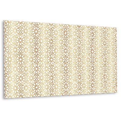 Panel na zeď Zlaté geometrické vzory na světlém pozadí