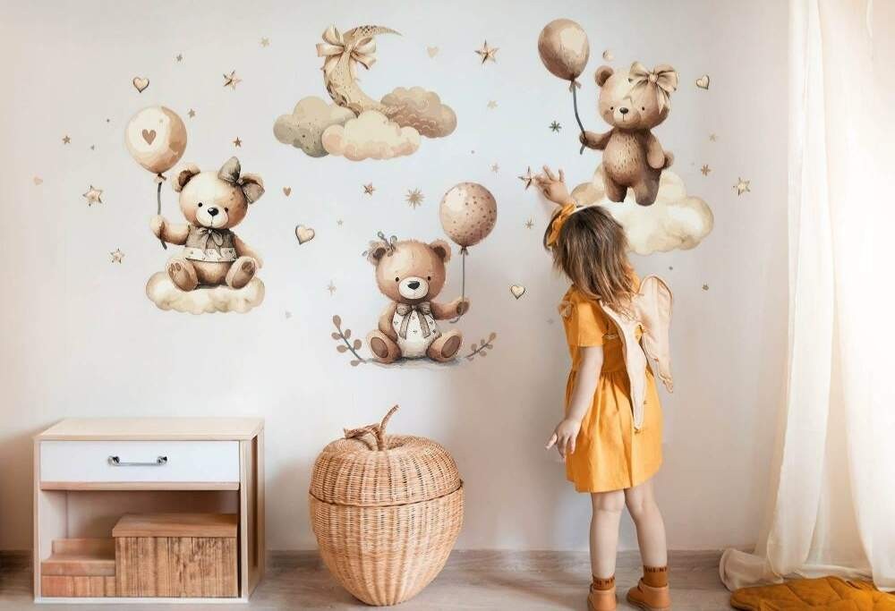 Dětský pokoj je jako z pohádky - samolepky a nábytkové dýhy, které vytvářejí kouzelný prostor